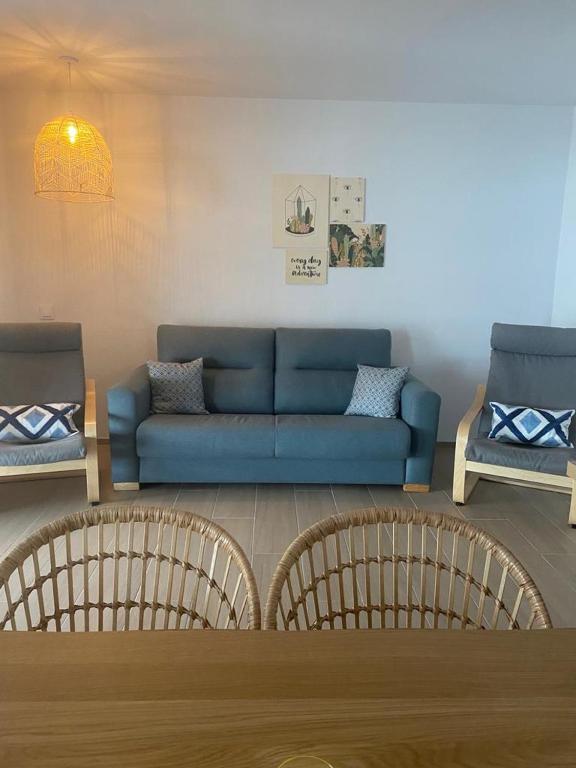 Posezení v ubytování Blau d'Aro - Encanto y Relax en Platja d'Aro - Vistas al Mar y Parking privado