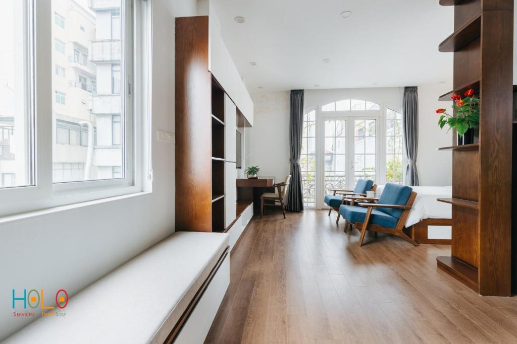 Posezení v ubytování HoLo Central Hanoi - Serviced HomeStay