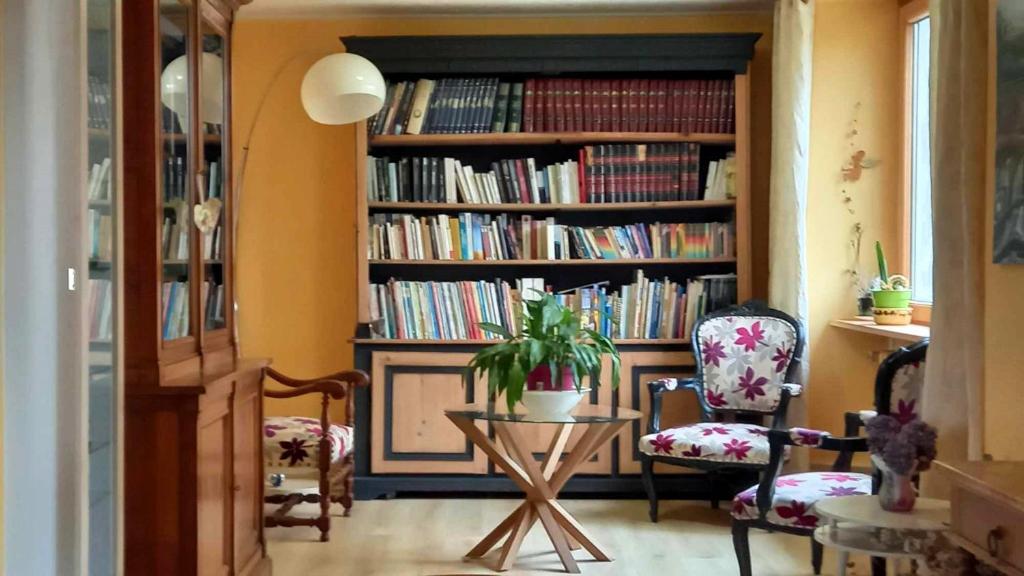 Perpustakaan di bed &amp; breakfast