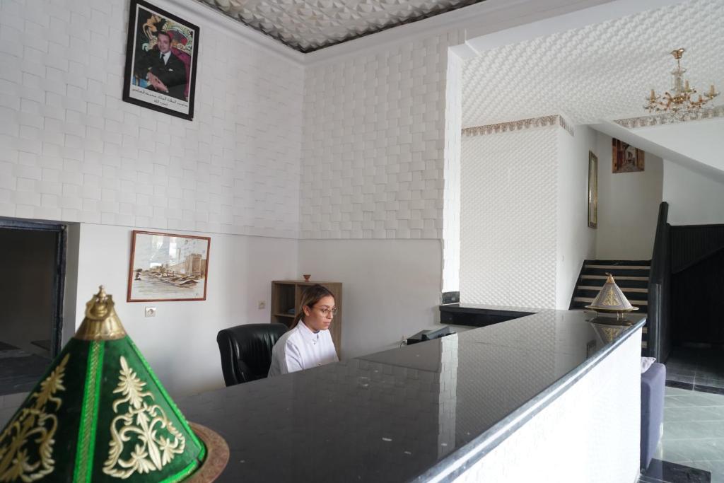 TV a/nebo společenská místnost v ubytování Hotel Warda