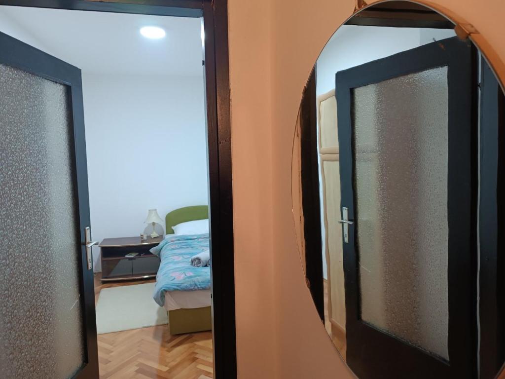 Postelja oz. postelje v sobi nastanitve Apartman 019