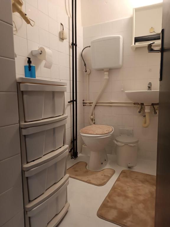 Kopalnica v nastanitvi Apartman 019