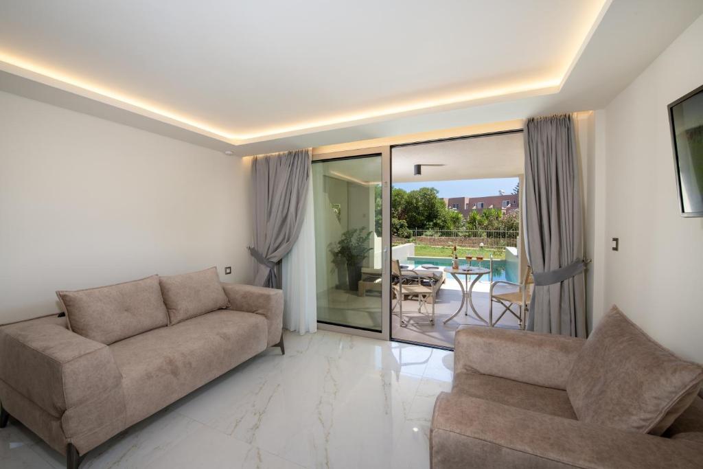 Posezení v ubytování Vantaris Luxury Beach Resort