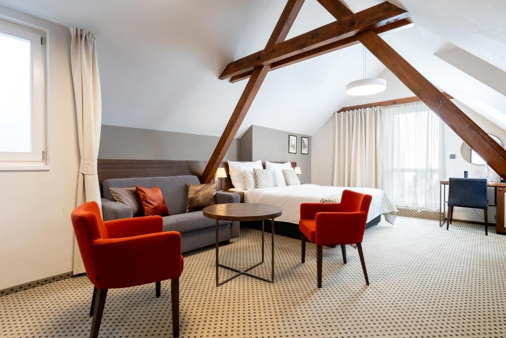 Posezení v ubytování Hotel Ikona