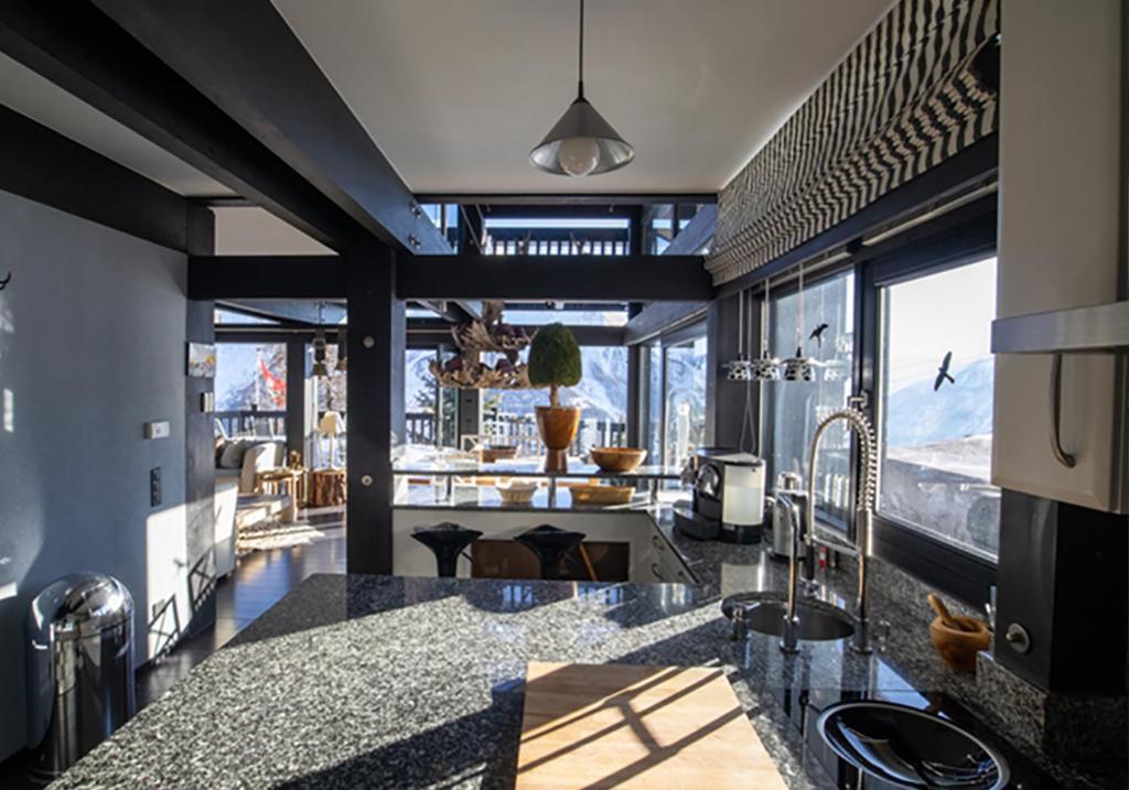 Posezení v ubytování Lauchernalp Resort Residences