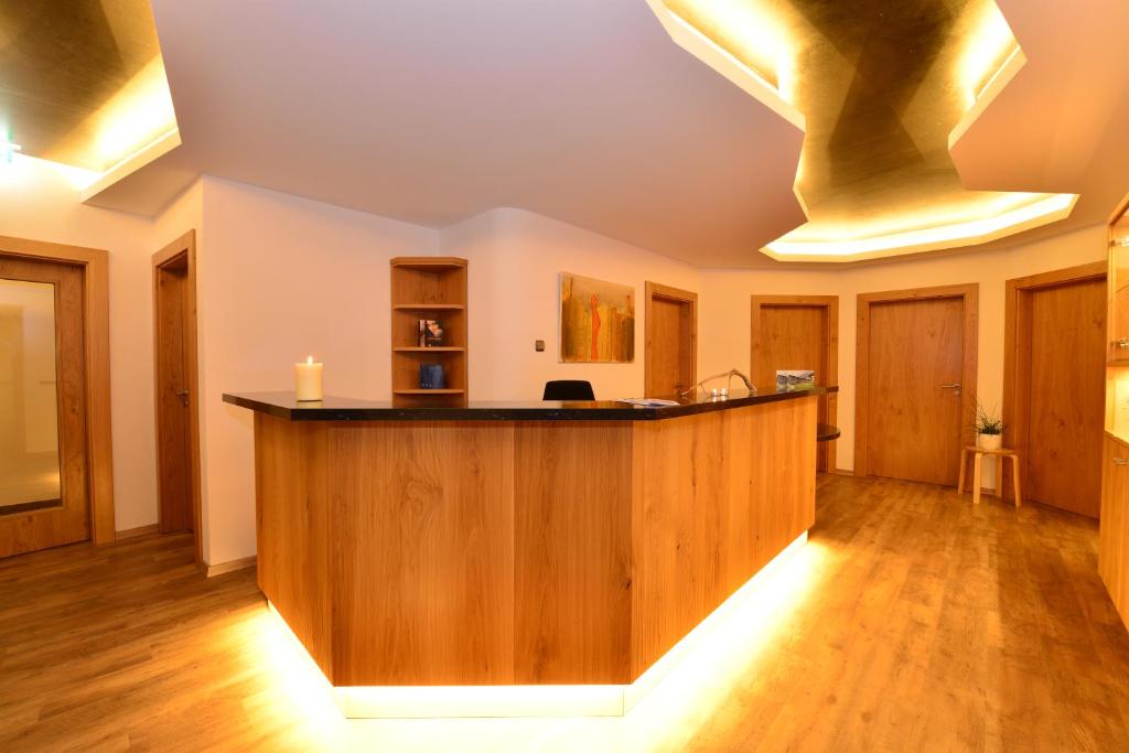 Kuchyň nebo kuchyňský kout v ubytování Hotel Alpenstüble Appartements