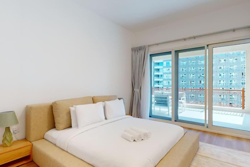 Postel nebo postele na pokoji v ubytování Marina Residence 1 - Locations