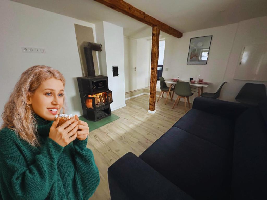 Posezení v ubytování JobelHome Alb Apartment