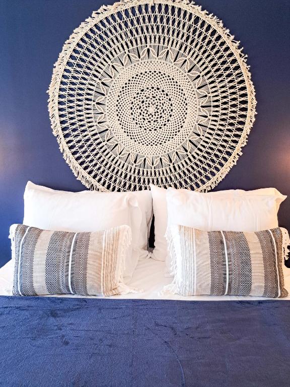 Postel nebo postele na pokoji v ubytování Bed & Breakfast Los-Barquitos
