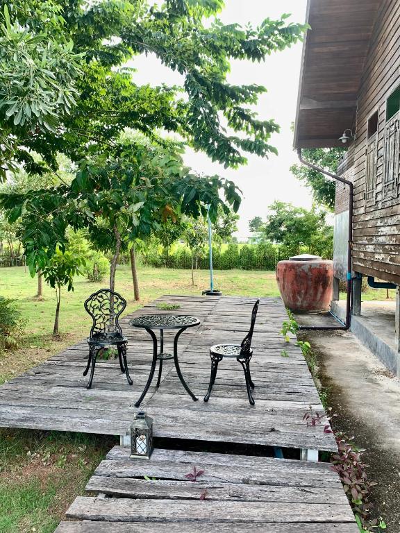 Zahrada ubytování Rang Robin Farmstay for 4 with pool