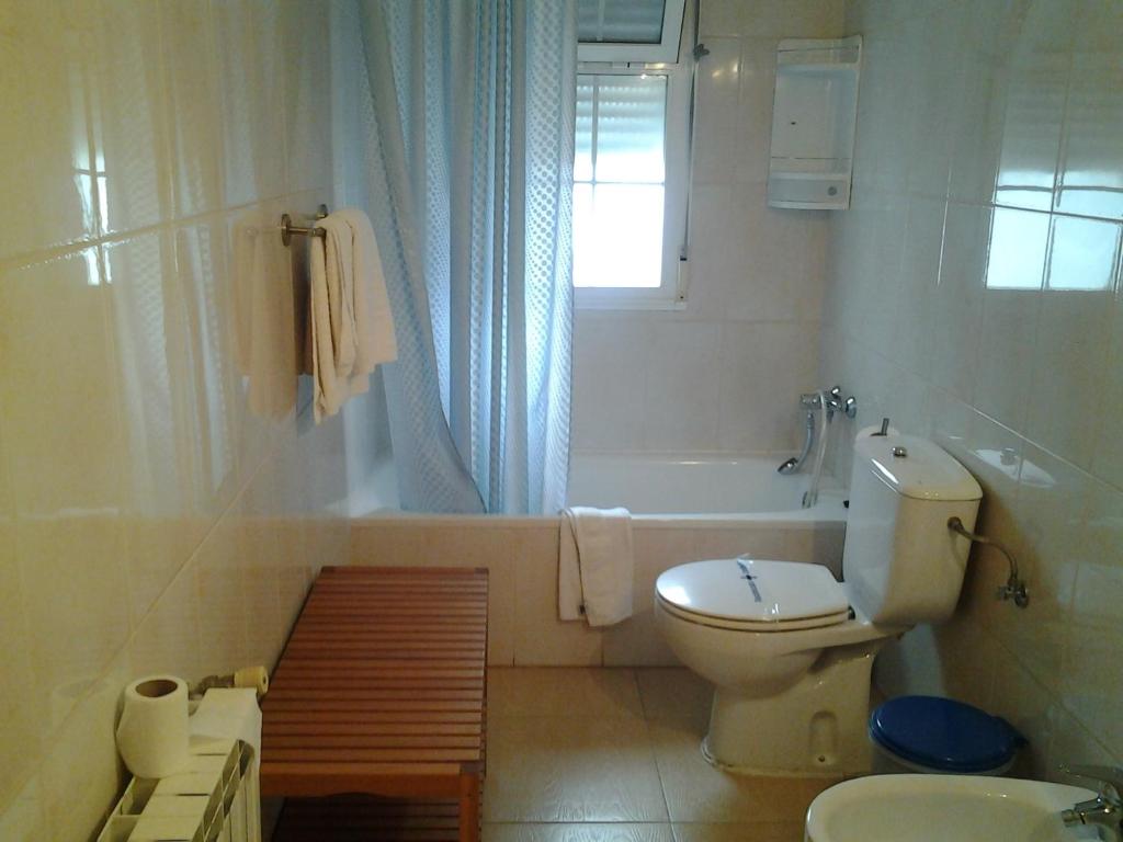 A bathroom at Hostal Martin - Sanabria