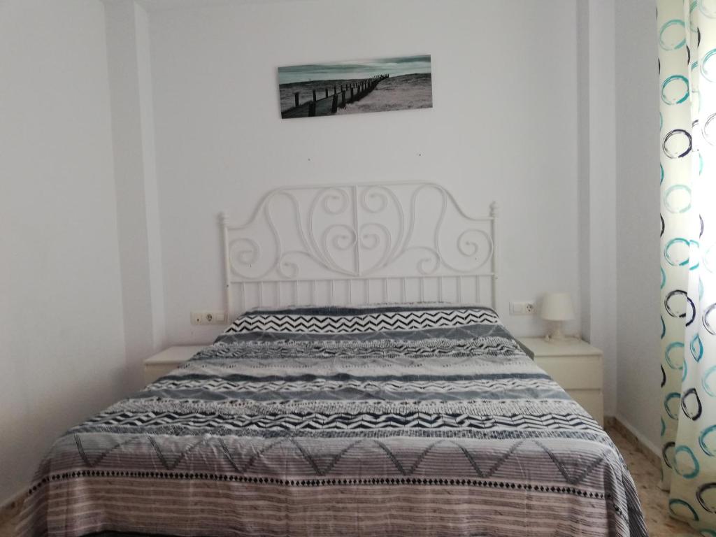 Postel nebo postele na pokoji v ubytování Piso Conil de la Frontera