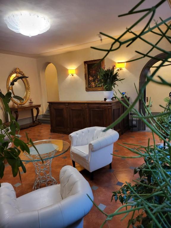 Posezení v ubytování Hotel Logge Dei Mercanti