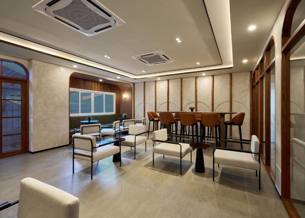 Posezení v ubytování Panmanee Hotel-Newly Renovated