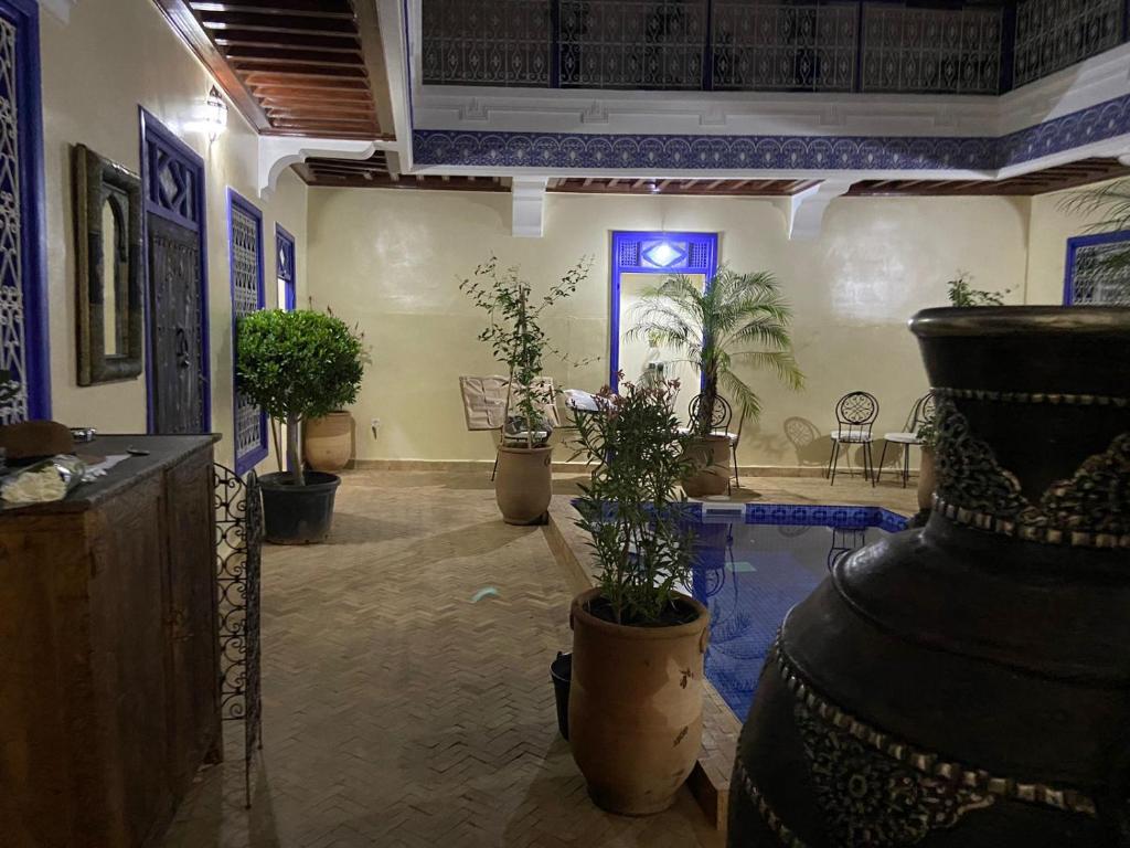 Fotografie z fotogalerie ubytování Le riad de Salima, Noor Es Saadi design v Marrákéši