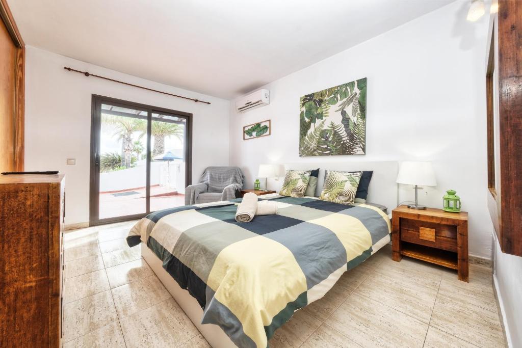 Postel nebo postele na pokoji v ubytování Villa Picasso private Pool