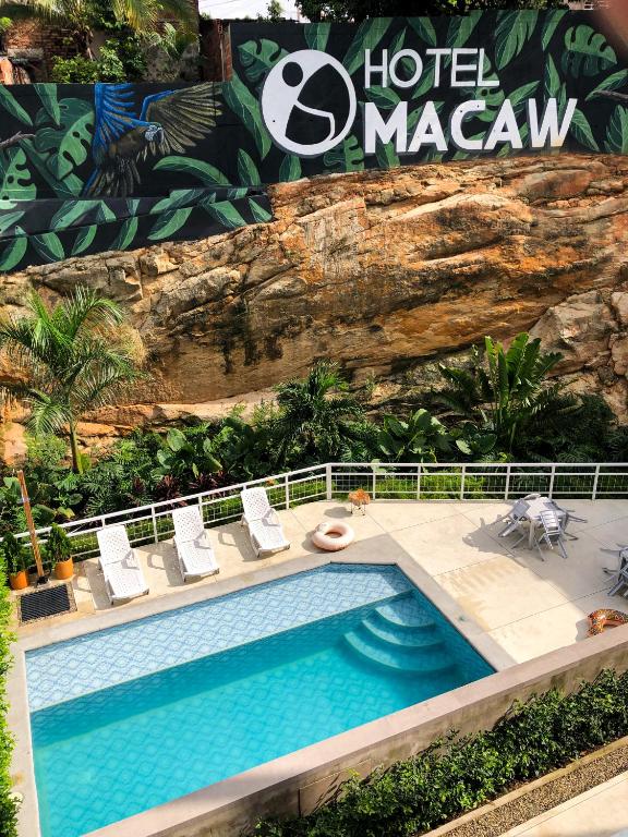 Bazén v ubytování Hotel Macaw Cúcuta nebo v jeho okolí