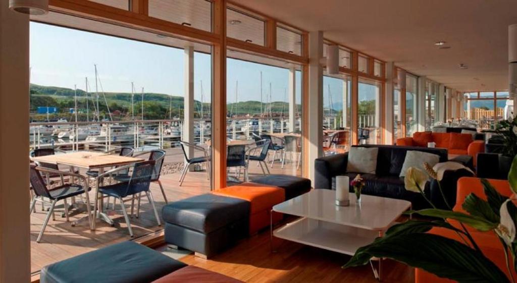 Posezení v ubytování Portavadie Loch Fyne Scotland