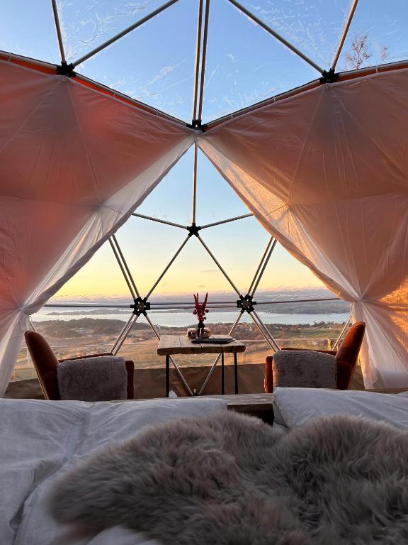 Příroda nedaleko luxury tent