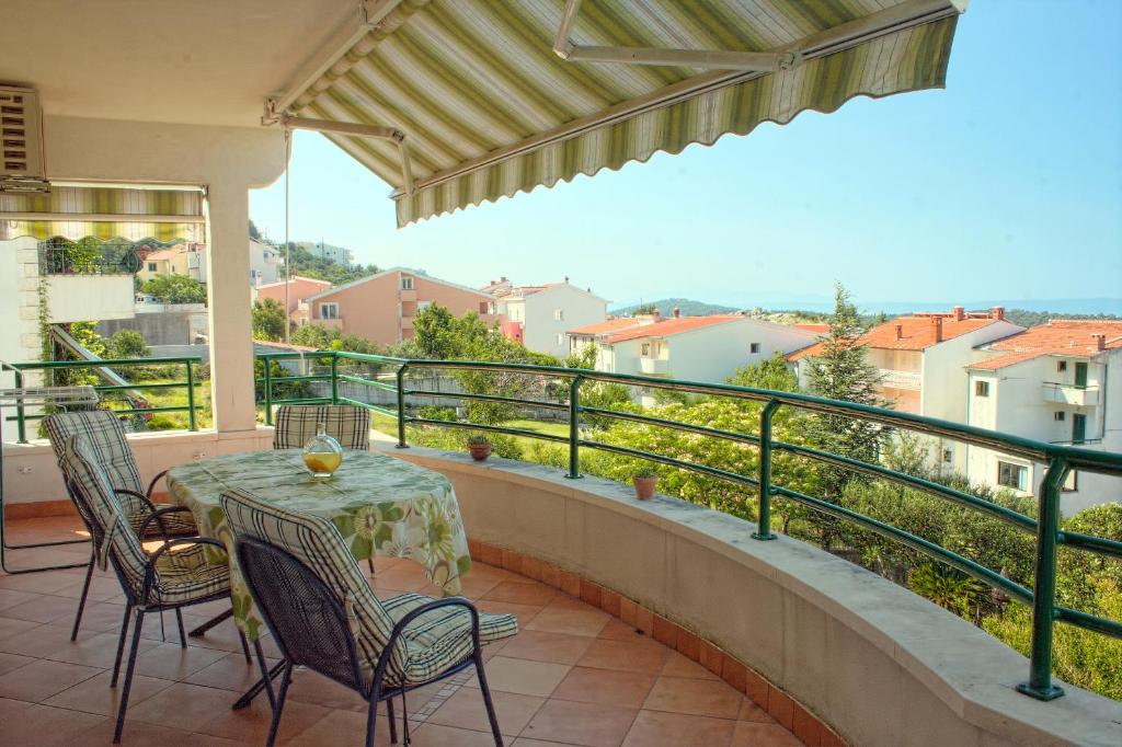 Balkón nebo terasa v ubytování Apartments Dani