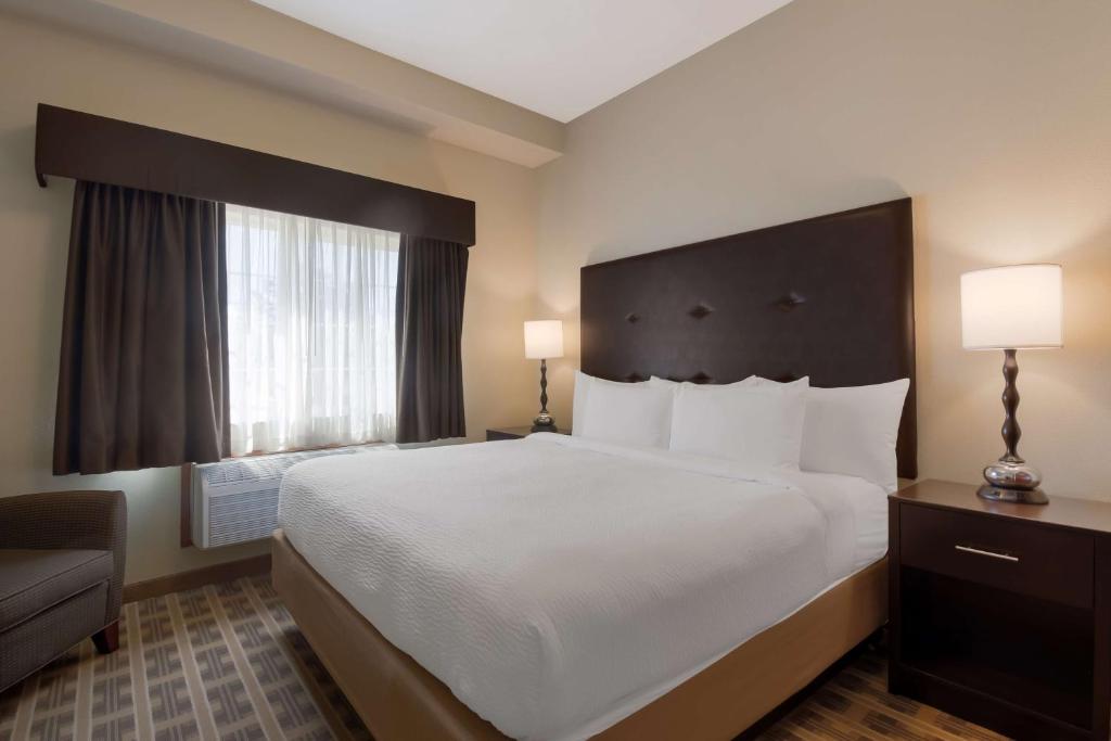 Postel nebo postele na pokoji v ubytování Best Western University Inn and Suites