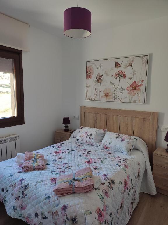 Postel nebo postele na pokoji v ubytování Chalet Pinara