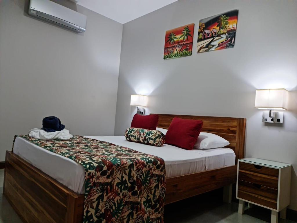 Postel nebo postele na pokoji v ubytování Ballena Paradise Apartahotel
