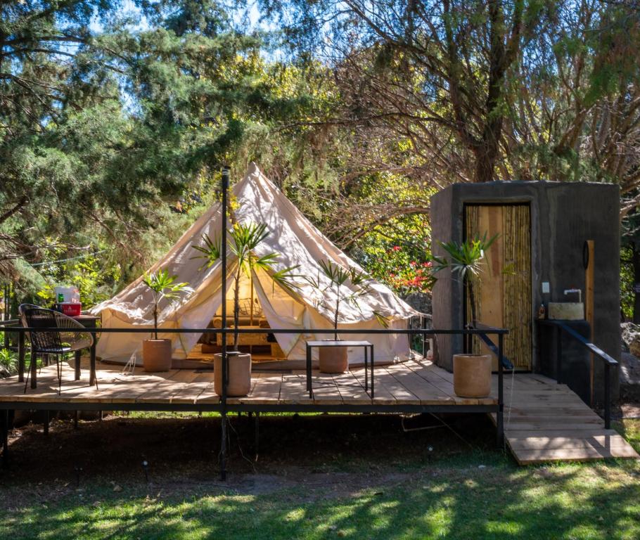 Zahrada ubytování Taanah Glamping