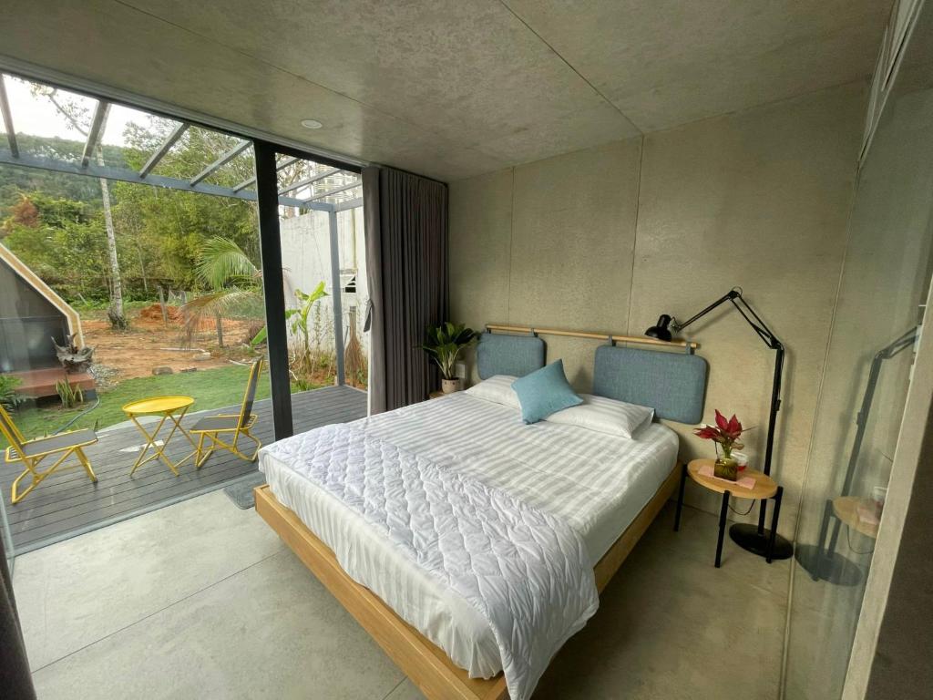 Postel nebo postele na pokoji v ubytování Bảo Lan Homestay