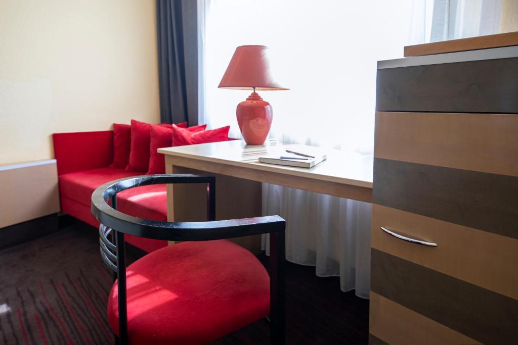 Posezení v ubytování Roomingtons Lüneburger Heide