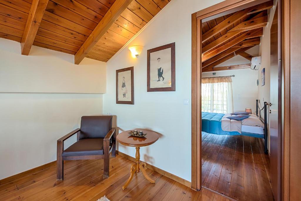 Posezení v ubytování Villa Fay