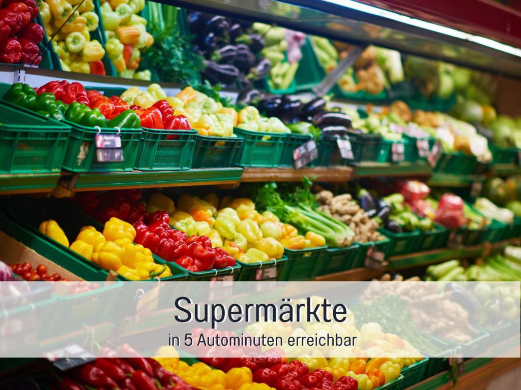 Supermarket nebo jiné obchody v  prázdninového domu nebo okolí