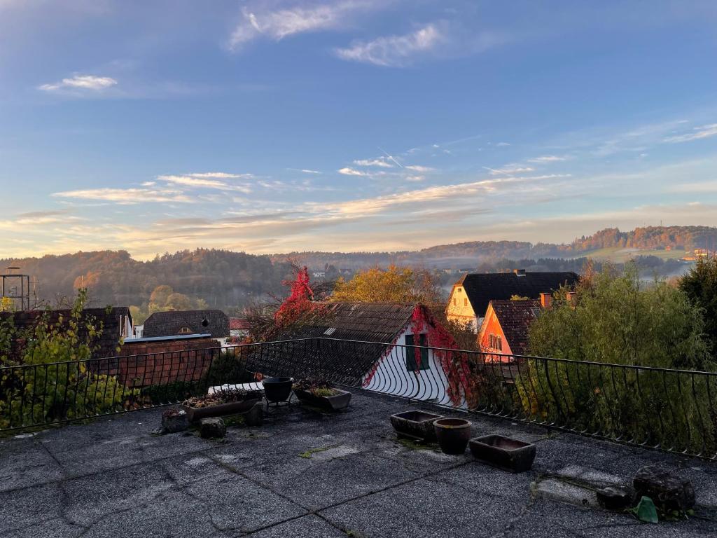 a view from the roof of a house at Plaunerhaus 47 in Sankt Marein bei Graz