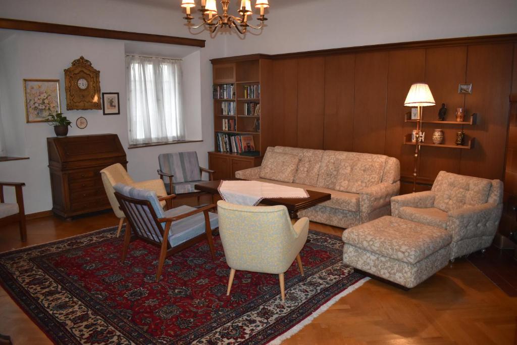 Posezení v ubytování Plaunerhaus 47