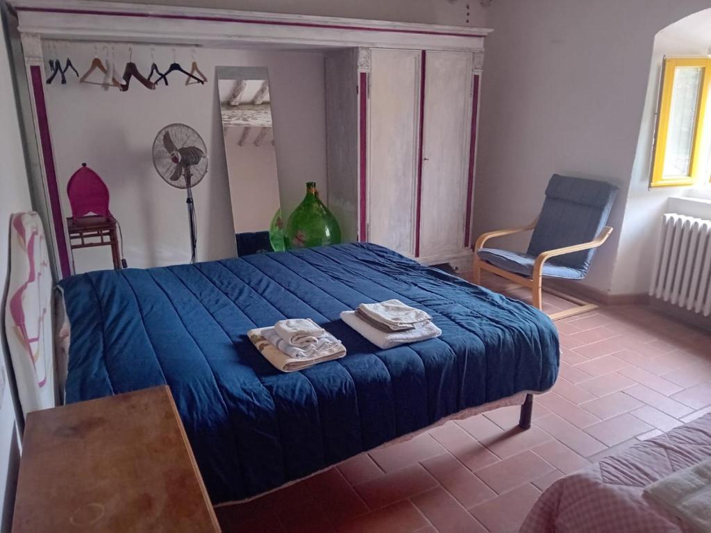 Postel nebo postele na pokoji v ubytování Agriturismo CasaMatta Azienda Agricola