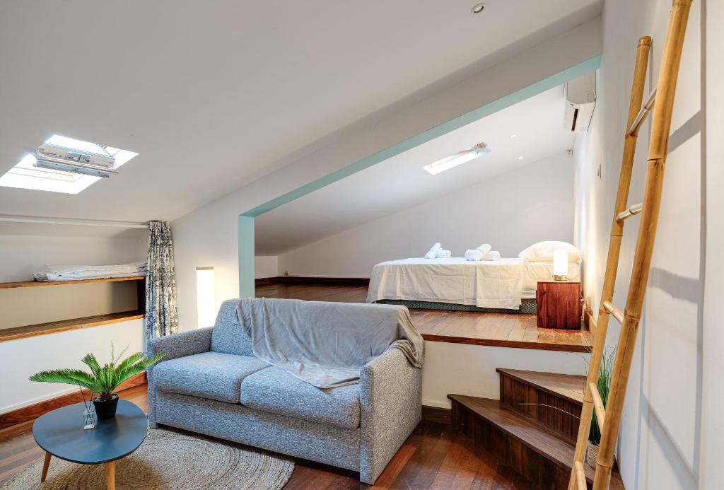 Posezení v ubytování Villa Oasis