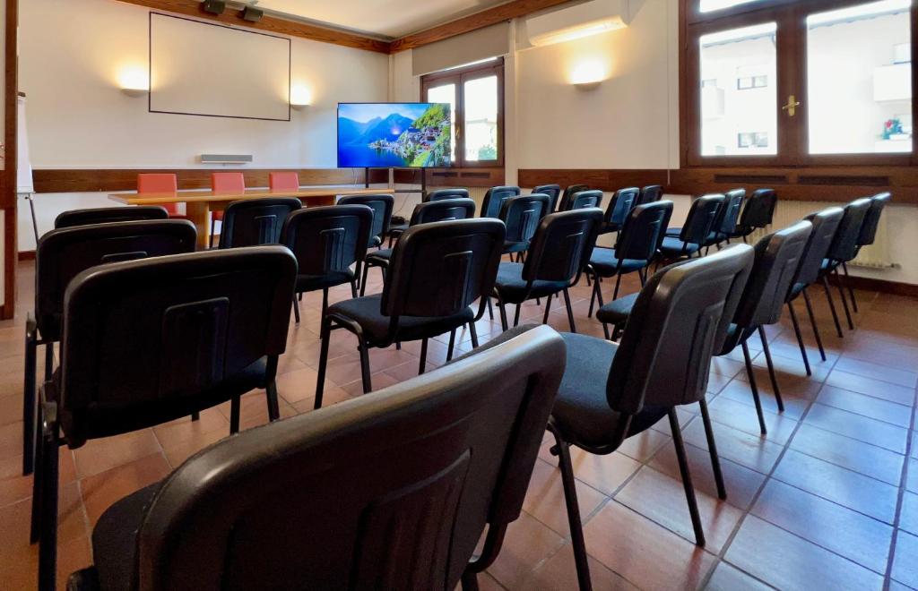 TV a/nebo společenská místnost v ubytování Hotel Bella Venezia
