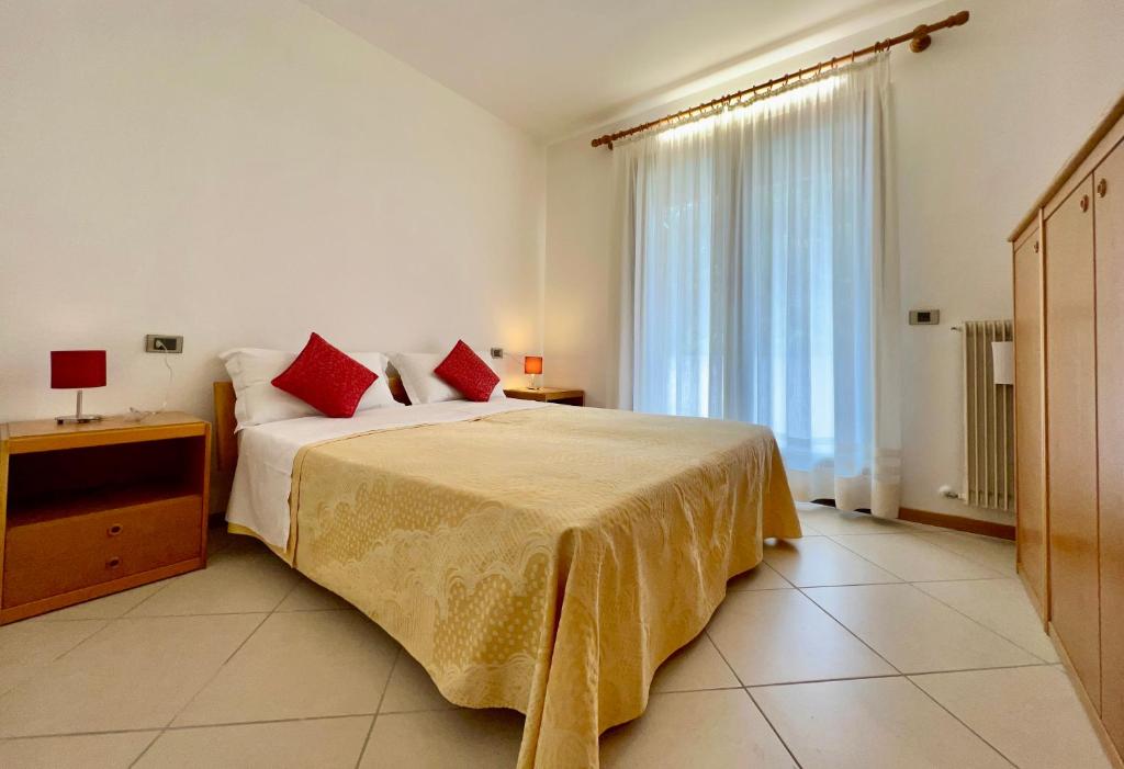 Postel nebo postele na pokoji v ubytování Hotel Bella Venezia