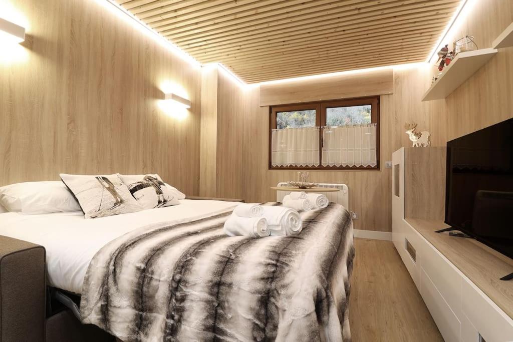 TV a/nebo společenská místnost v ubytování Apartamento Hartza