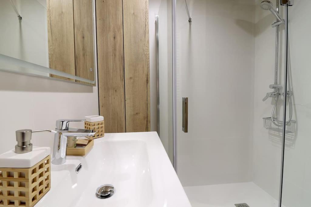 Koupelna v ubytování Apartamento Hartza
