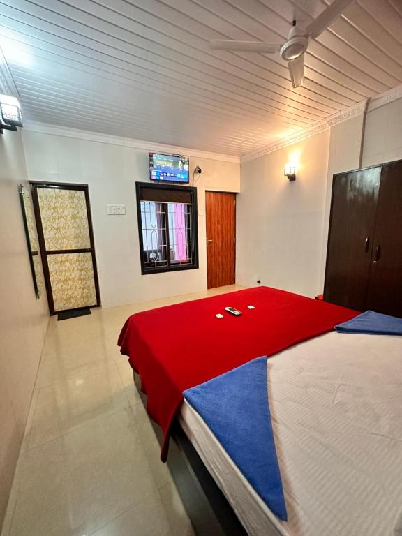 Postel nebo postele na pokoji v ubytování Blue Mirage Palolem Goa