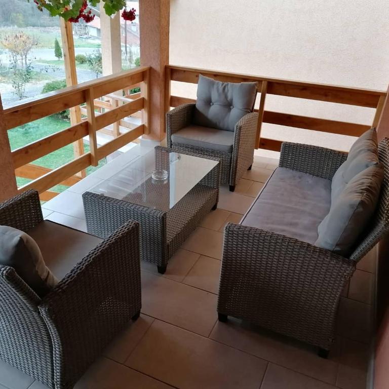 Posezení v ubytování Sobe i apartmani Simic