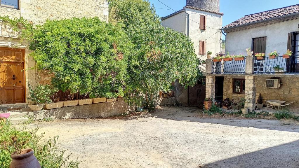 Zahrada ubytování Gîtes de la place du château
