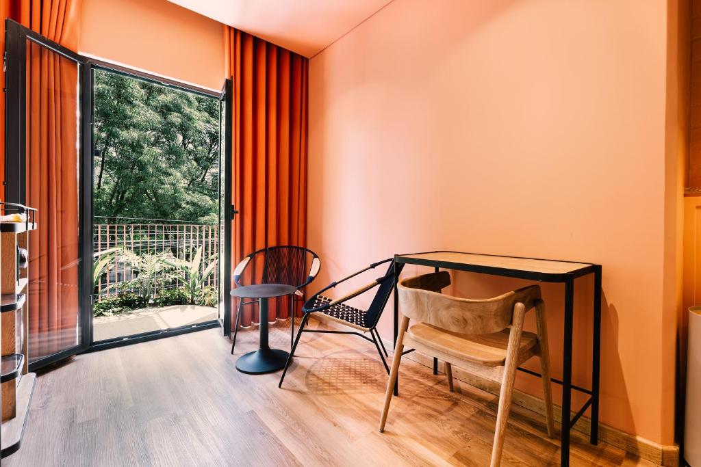 Balkón nebo terasa v ubytování The Somos Bold Hotel