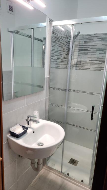 Koupelna v ubytování Hotel Persico