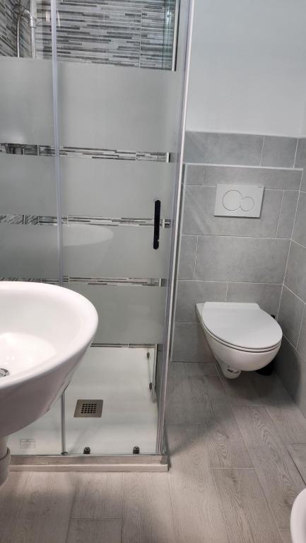Koupelna v ubytování Hotel Persico
