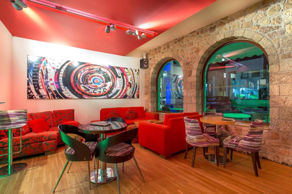 Posezení v ubytování Aktaion Hotel