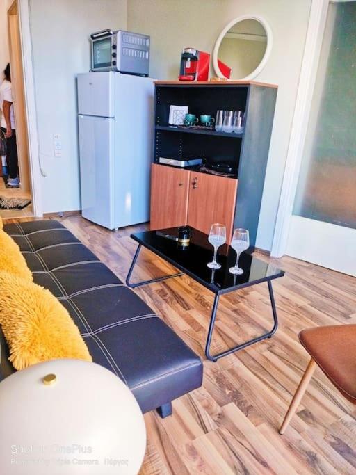 Kuchyň nebo kuchyňský kout v ubytování Central Sophisticated Studio Pyrgos near Olympia