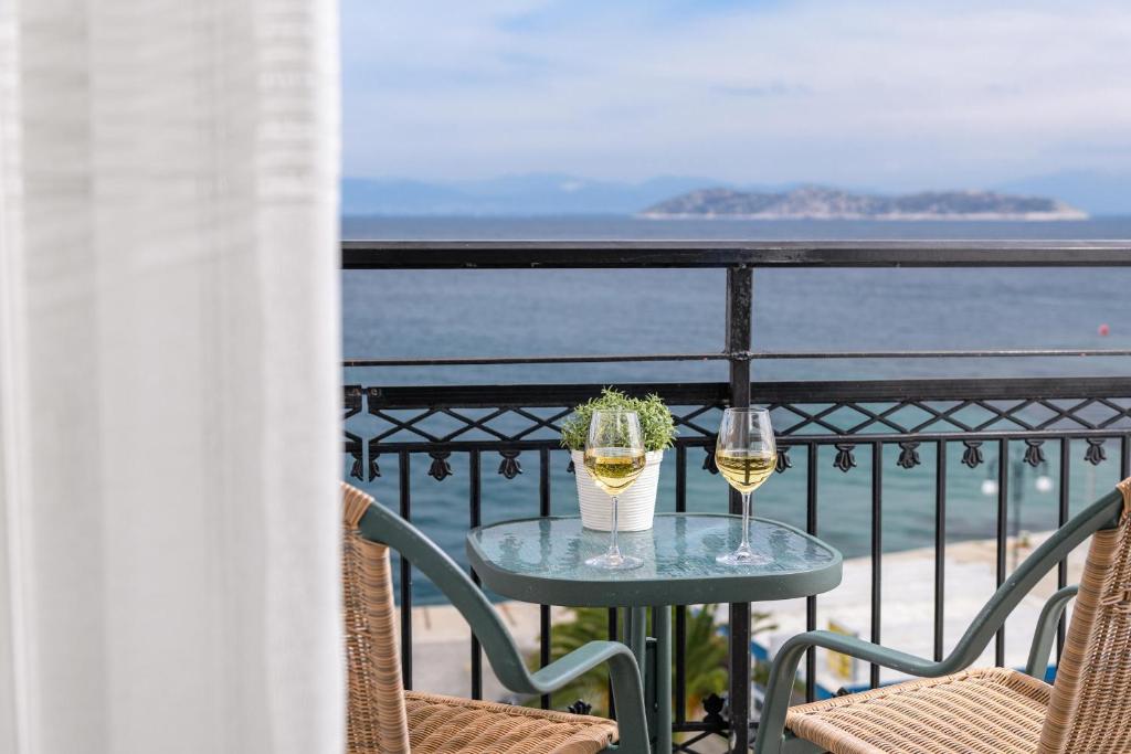 Ban công/sân hiên tại Hotel Timoleon