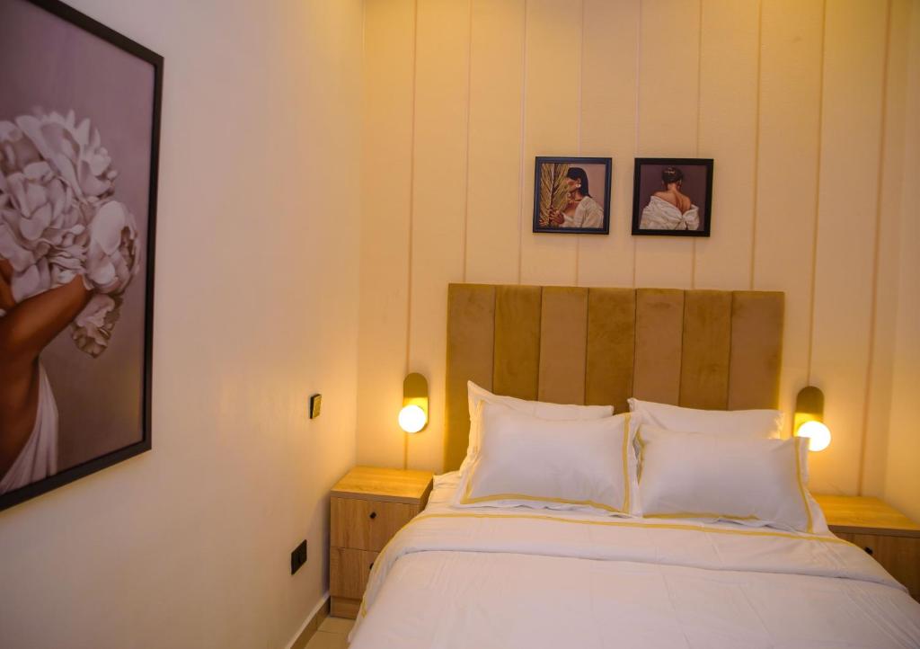 Letto o letti in una camera di Elcastillo Homes
